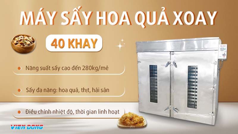 máy sấy hoa quả công nghiệp