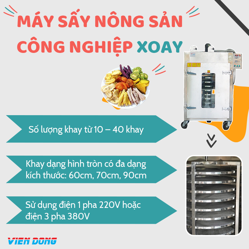 máy sấy hoa quả công nghiệp