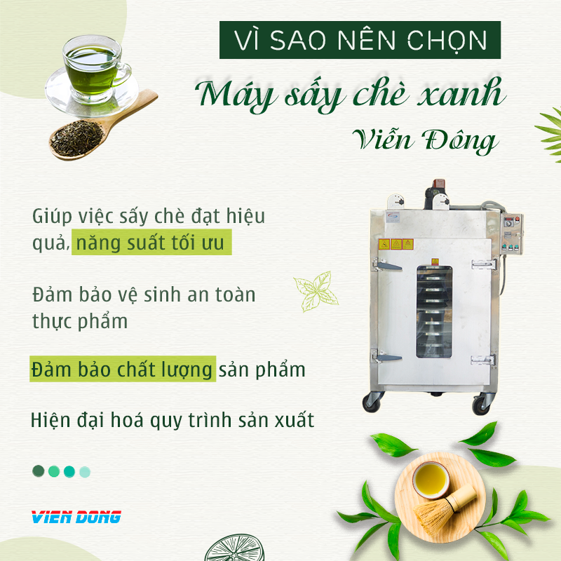 Máy sấy chè xanh Việt Nam