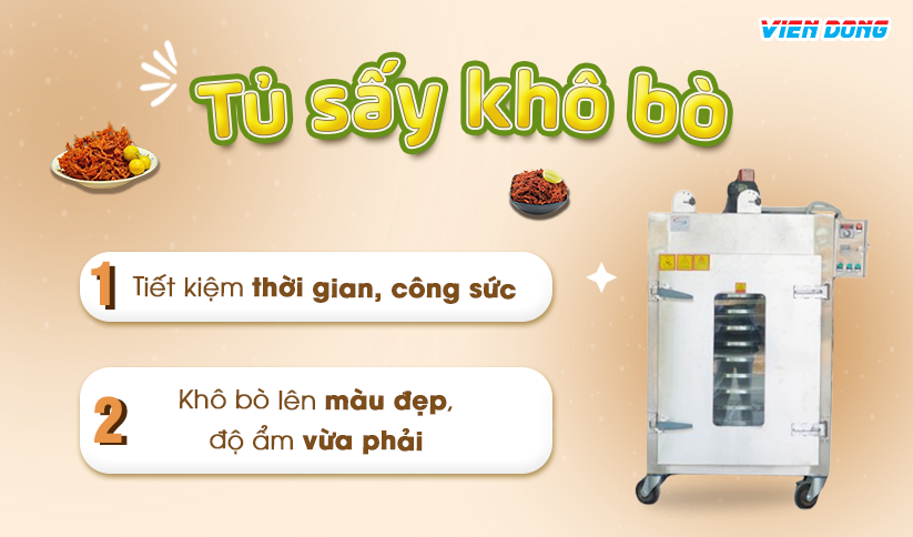 lò sấy bò khô