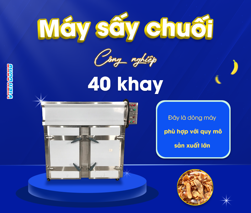 Máy sấy chuối công nghiệp