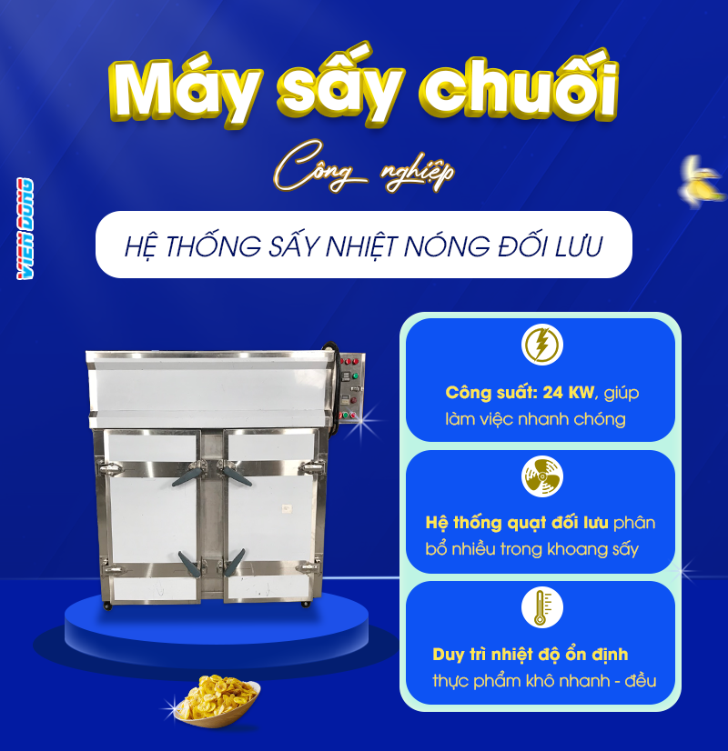 Máy sấy chuối công nghiệp