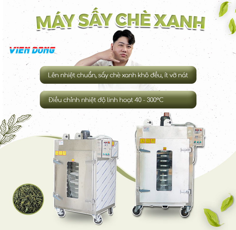 máy sấy chè xanh