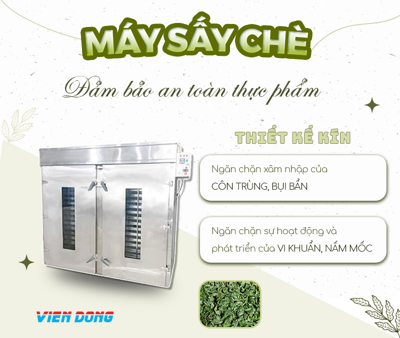 Máy sấy chè xanh Việt Nam