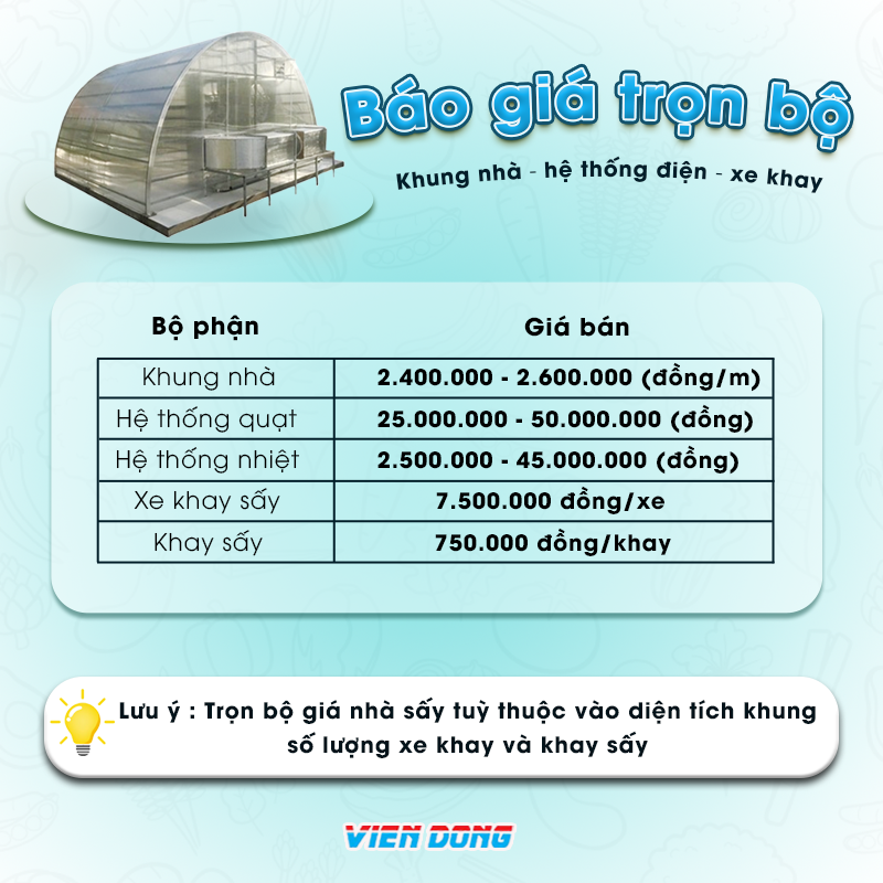 Máy sấy năng lượng mặt trời