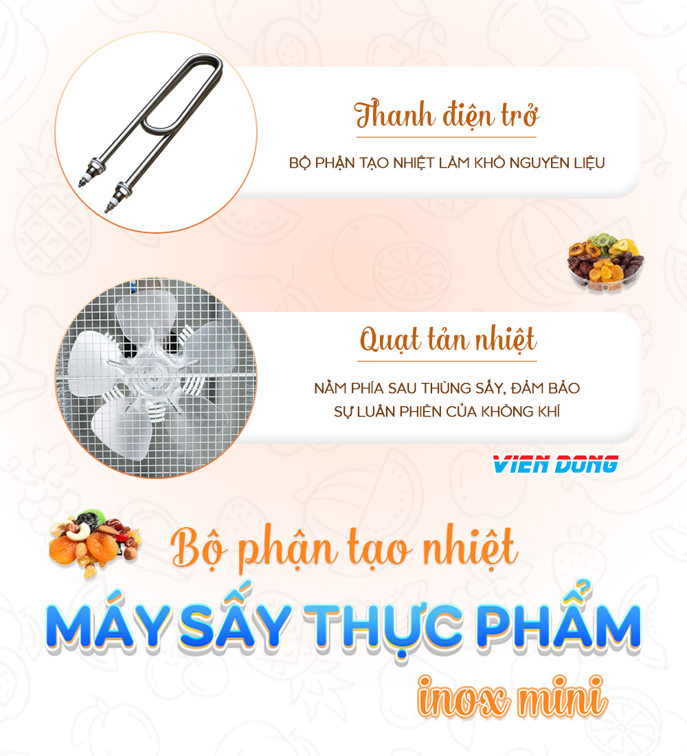 Máy sấy trái cây dẻo