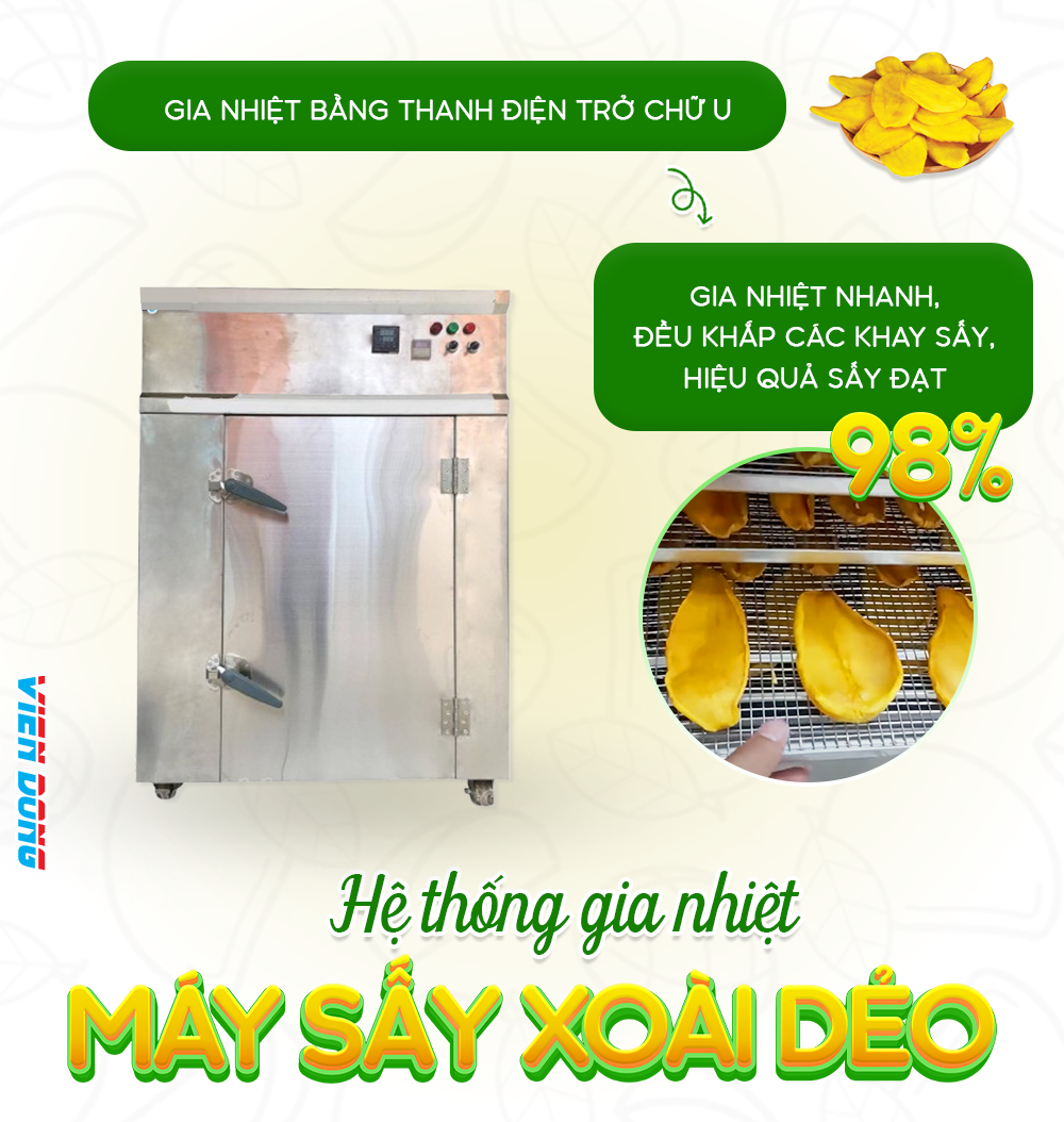 máy sấy xoài dẻo