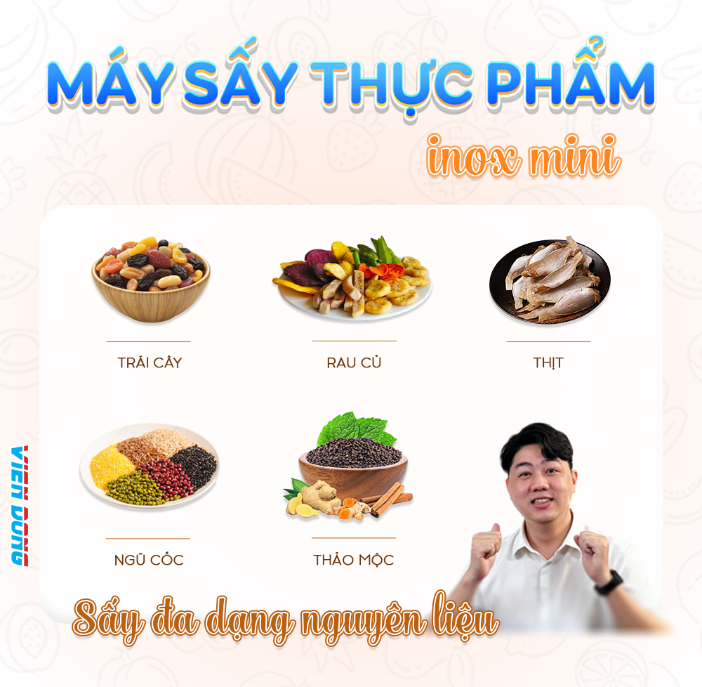 Máy sấy trái cây dẻo