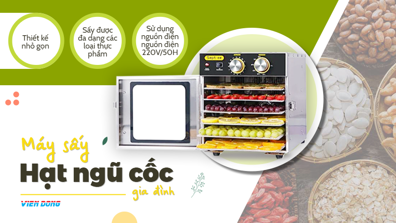 Máy sấy hạt ngũ cốc gia đình