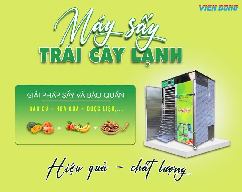 máy sấy trái cây lạnh