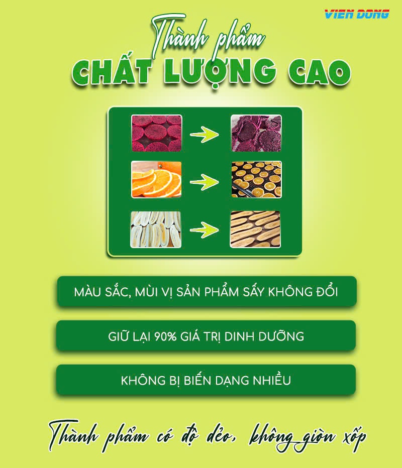 máy sấy trái cây lạnh