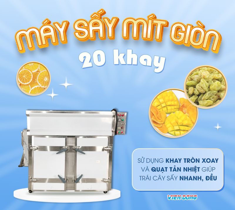 Máy sấy mít giòn