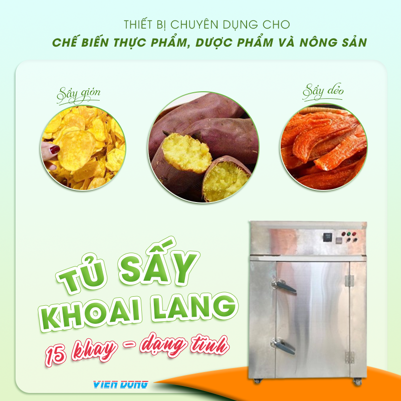 máy sấy khoai lang