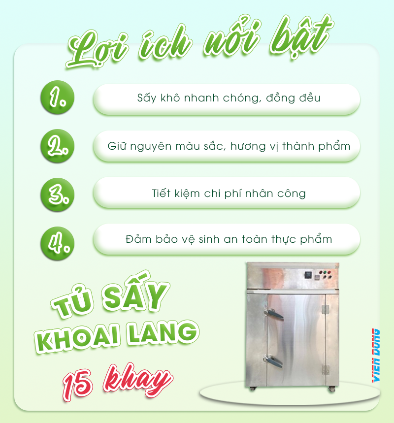 máy sấy khoai lang