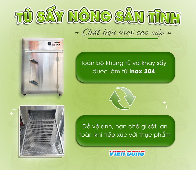 tủ sấy nông sản tĩnh