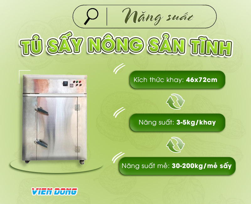 tủ sấy nông sản tĩnh